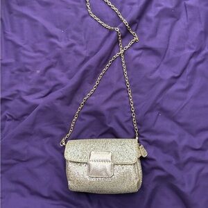 Elegant Gold Chain Shoulder Bag